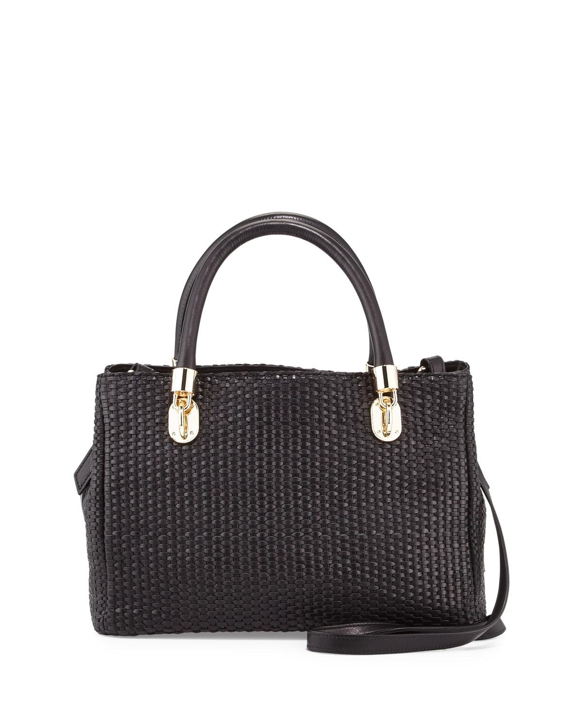 cole haan woven purse